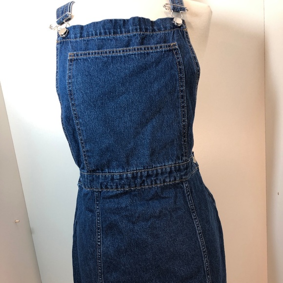 H&M Dresses & Skirts - H&M Denim Jumper Pinafore Dress